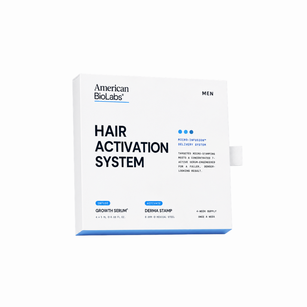A single American BioLabs Hair Activation System carton