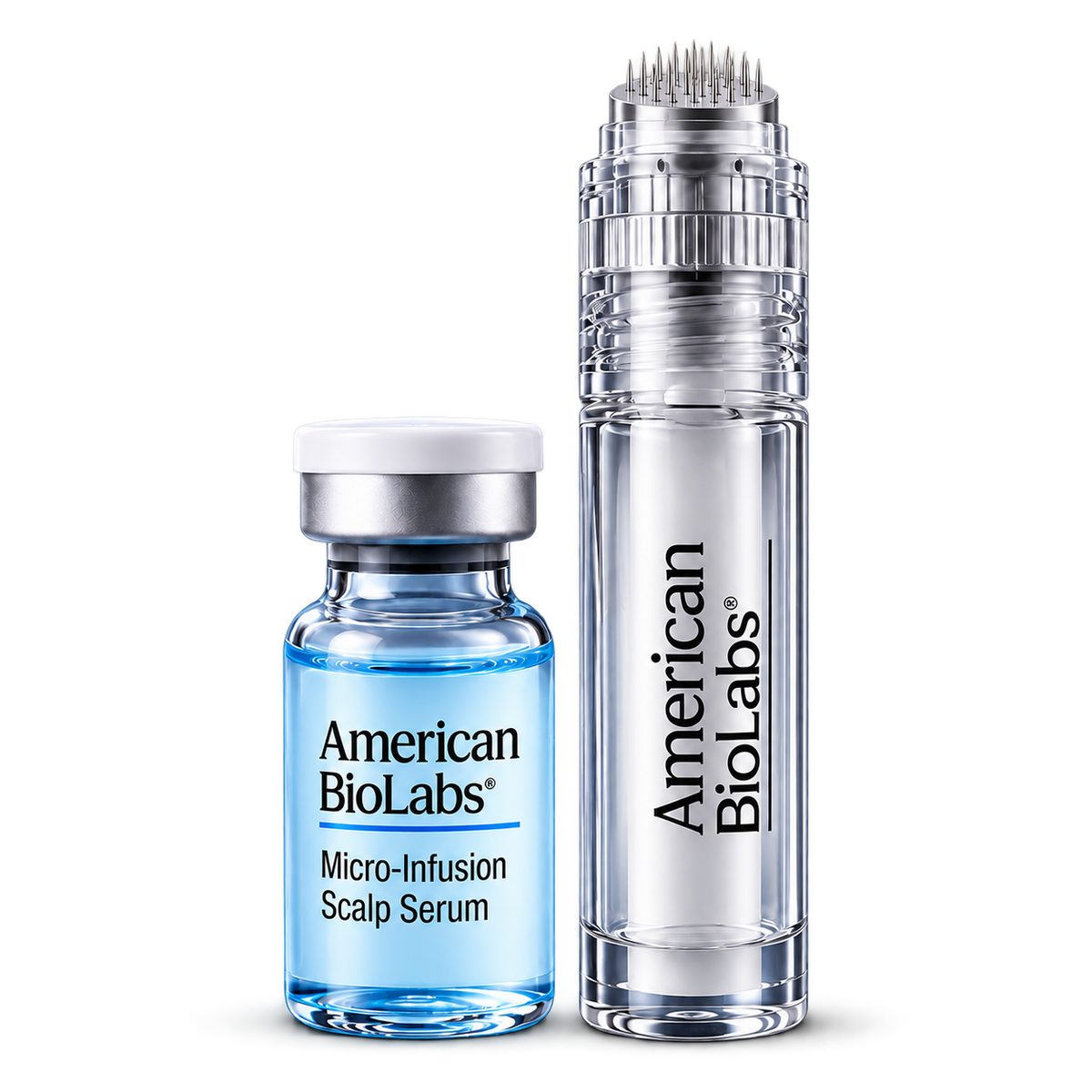 American BioLabs scalp serum and upright microinfusion applicator